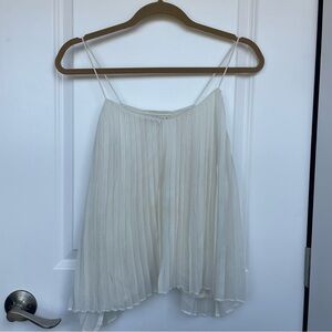 Abercrombie pleated white top